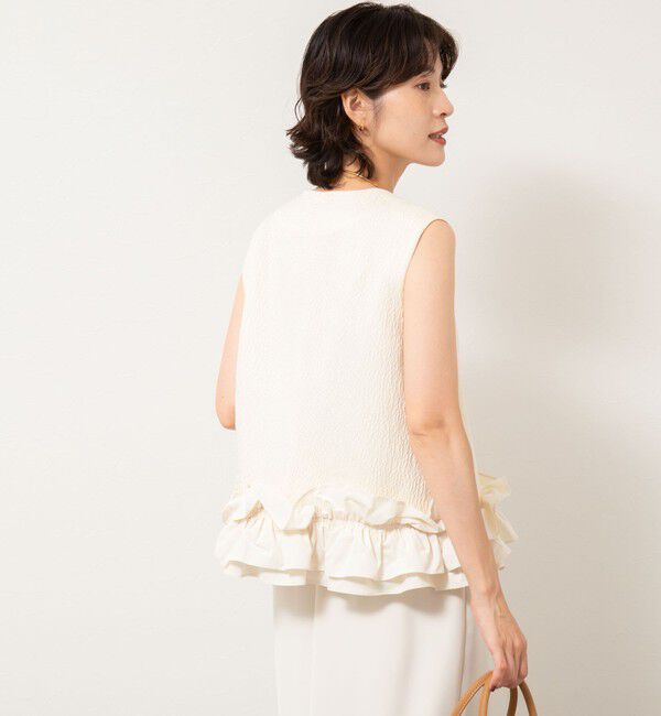NOLLEY'S sophi「マトラッセ裾フリルジレ」|ベスト・ジレ|