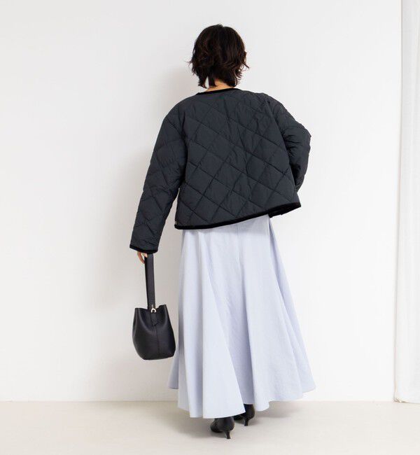 NOLLEY'S「【TAION&times;LIMONTA】別注ベロアパイピングショートダウン」|ダウン|