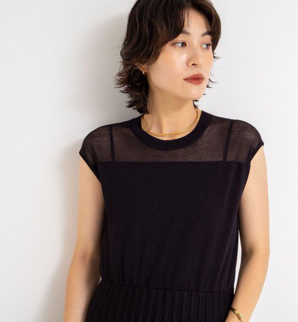 NOLLEY'S sophi「プリーツ風ニットワンピース」|ワンピース|