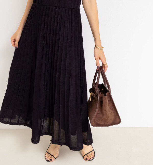 NOLLEY'S sophi「プリーツ風ニットワンピース」|ワンピース|