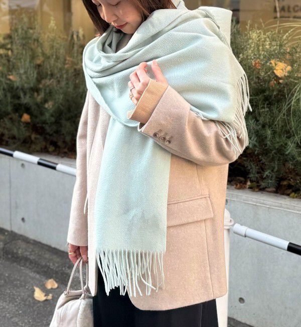 NOLLEY'S sophi「カシミアストール」|ストール|ミントグリーン