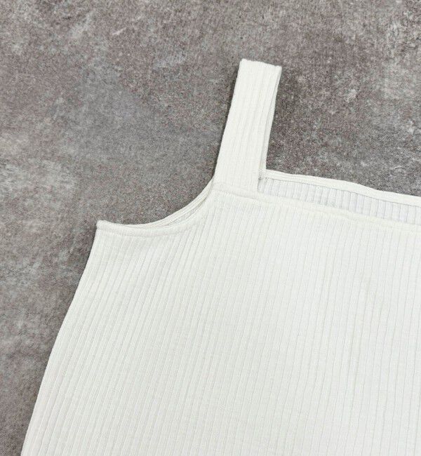 fredy emue「スラブテレコタンクトップ」|Tシャツ・カットソー|