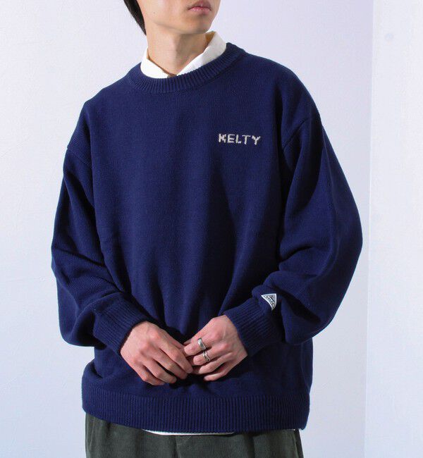 GLOSTER「【KELTY&times;GLOSTER】別注 ジャガードニット プルオーバー」|ニット・セーター|