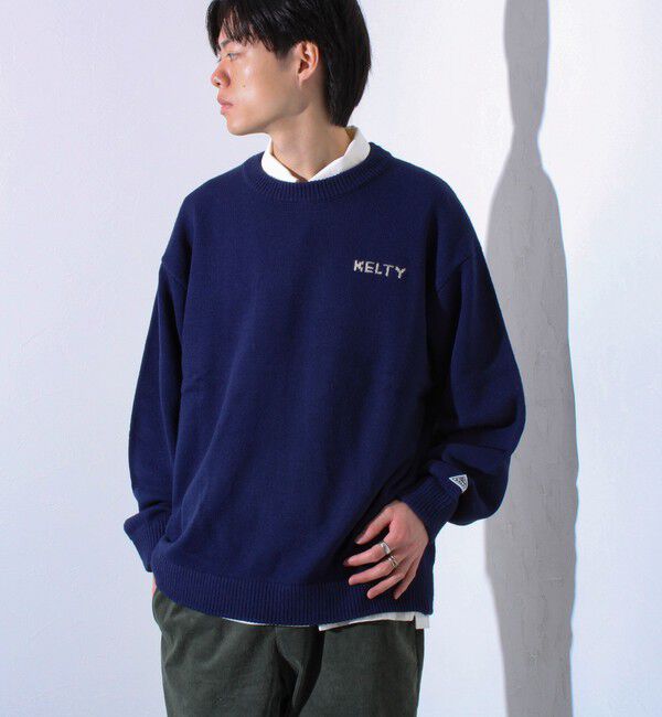 GLOSTER「【KELTY&times;GLOSTER】別注 ジャガードニット プルオーバー」|ニット・セーター|