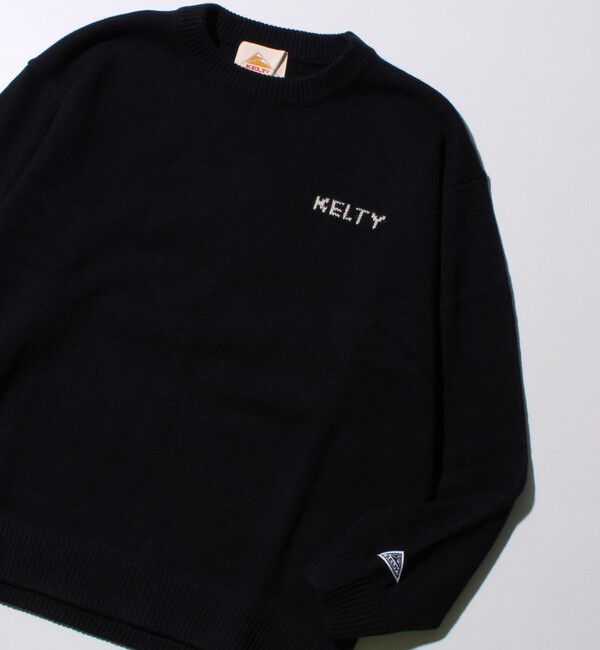 GLOSTER「【KELTY&times;GLOSTER】別注 ジャガードニット プルオーバー」|ニット・セーター|ブラック