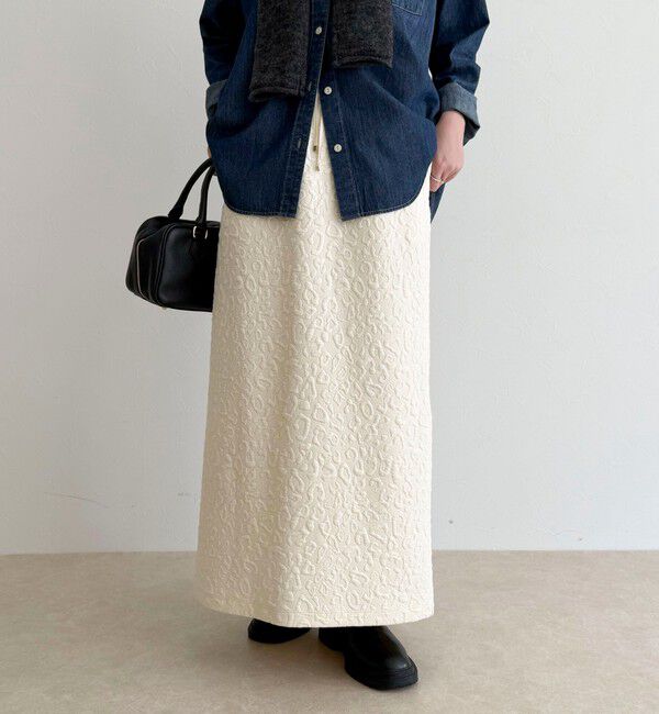 fredy emue「レオパードジャガードスカート」|スカート|