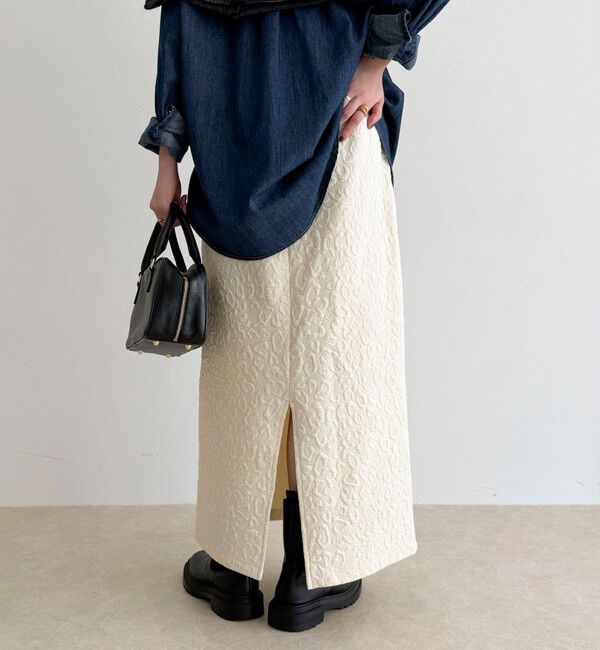 fredy emue「レオパードジャガードスカート」|スカート|