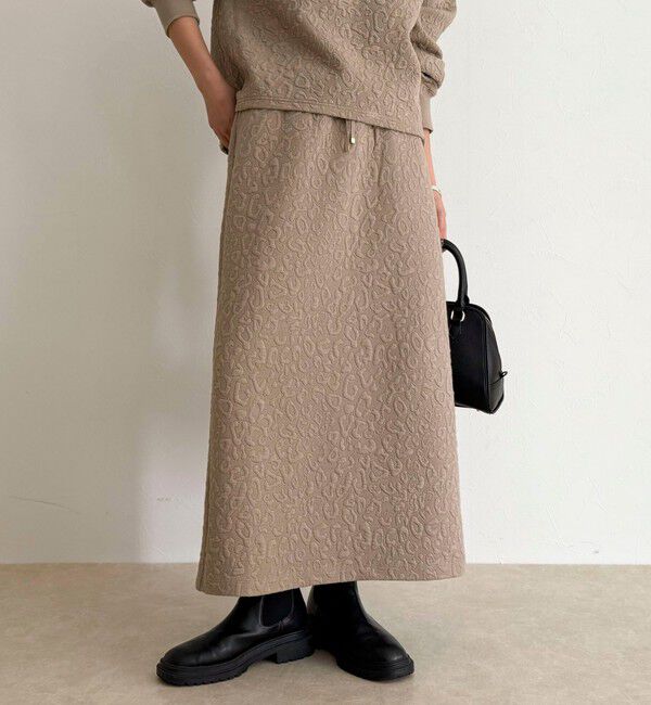 fredy emue「レオパードジャガードスカート」|スカート|