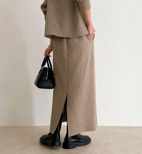 fredy emue「レオパードジャガードスカート」|スカート|