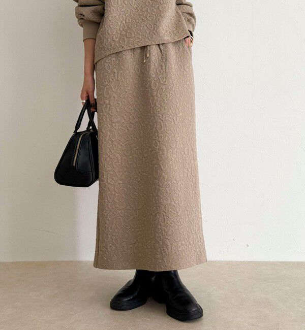 fredy emue「レオパードジャガードスカート」|スカート|