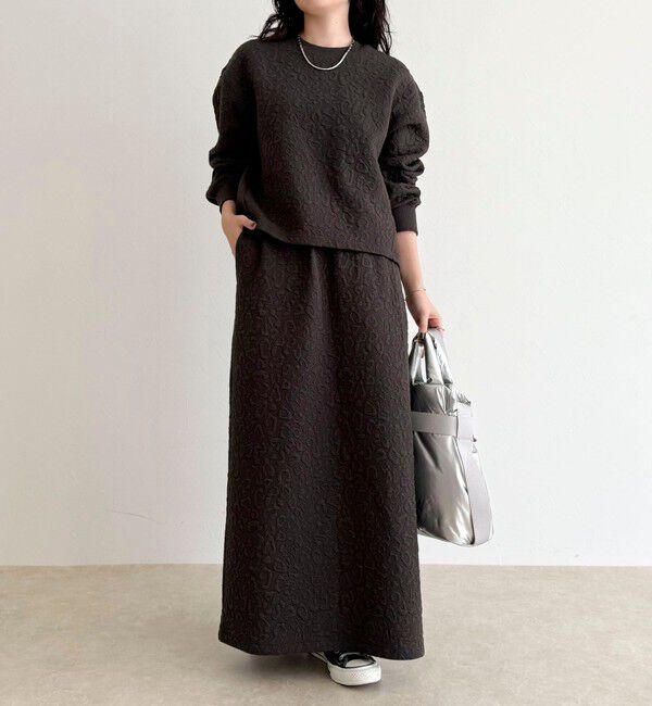 fredy emue「レオパードジャガードスカート」|スカート|