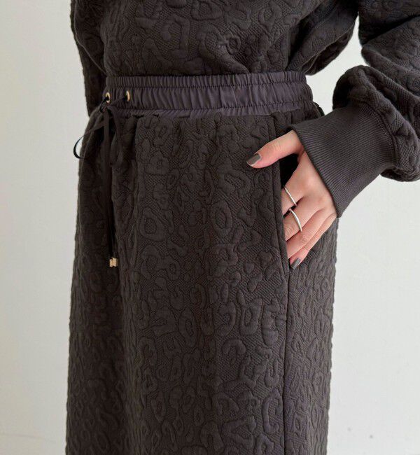 fredy emue「レオパードジャガードスカート」|スカート|