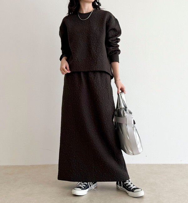 fredy emue「レオパードジャガードスカート」|スカート|