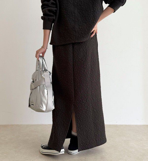 fredy emue「レオパードジャガードスカート」|スカート|