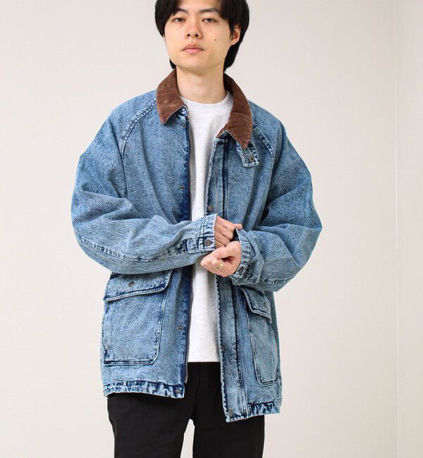 GLOSTER「【ダック地/デニム】衿コール カバーオール」|その他|