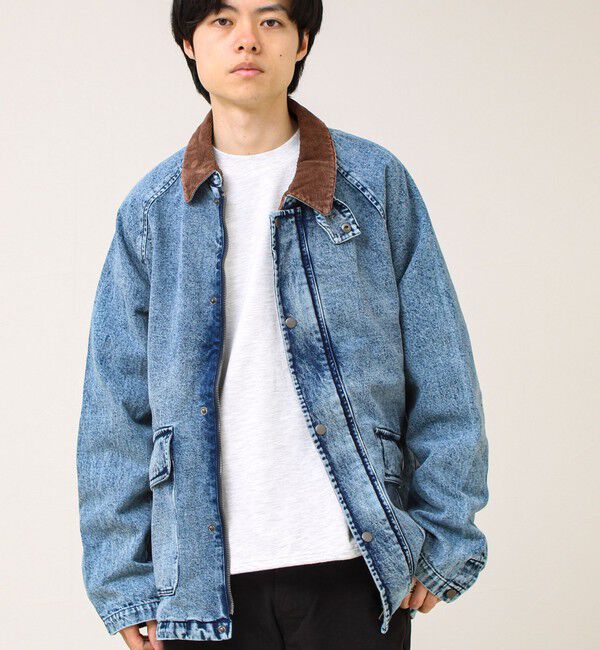 GLOSTER「【ダック地/デニム】衿コール カバーオール」|その他|