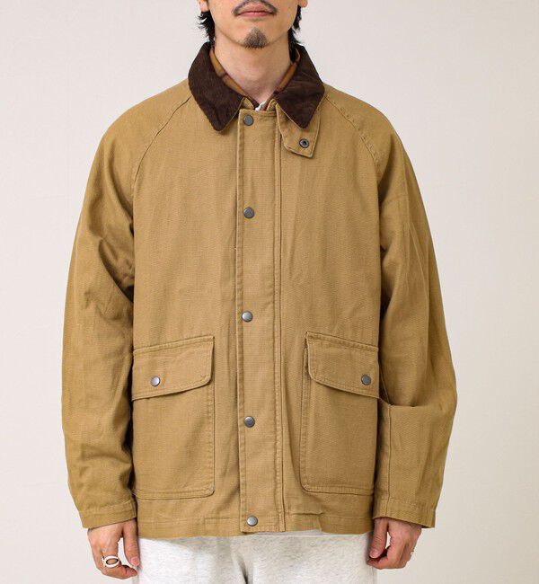 GLOSTER「【ダック地/デニム】衿コール カバーオール」|その他|