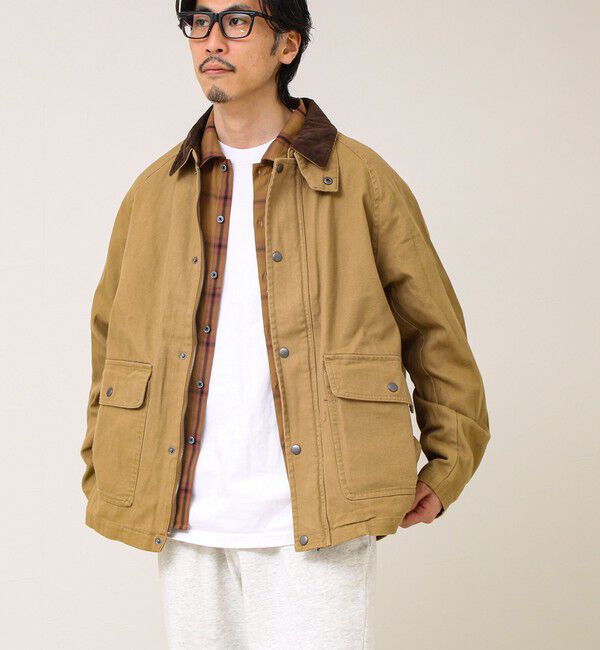 GLOSTER「【ダック地/デニム】衿コール カバーオール」|その他|