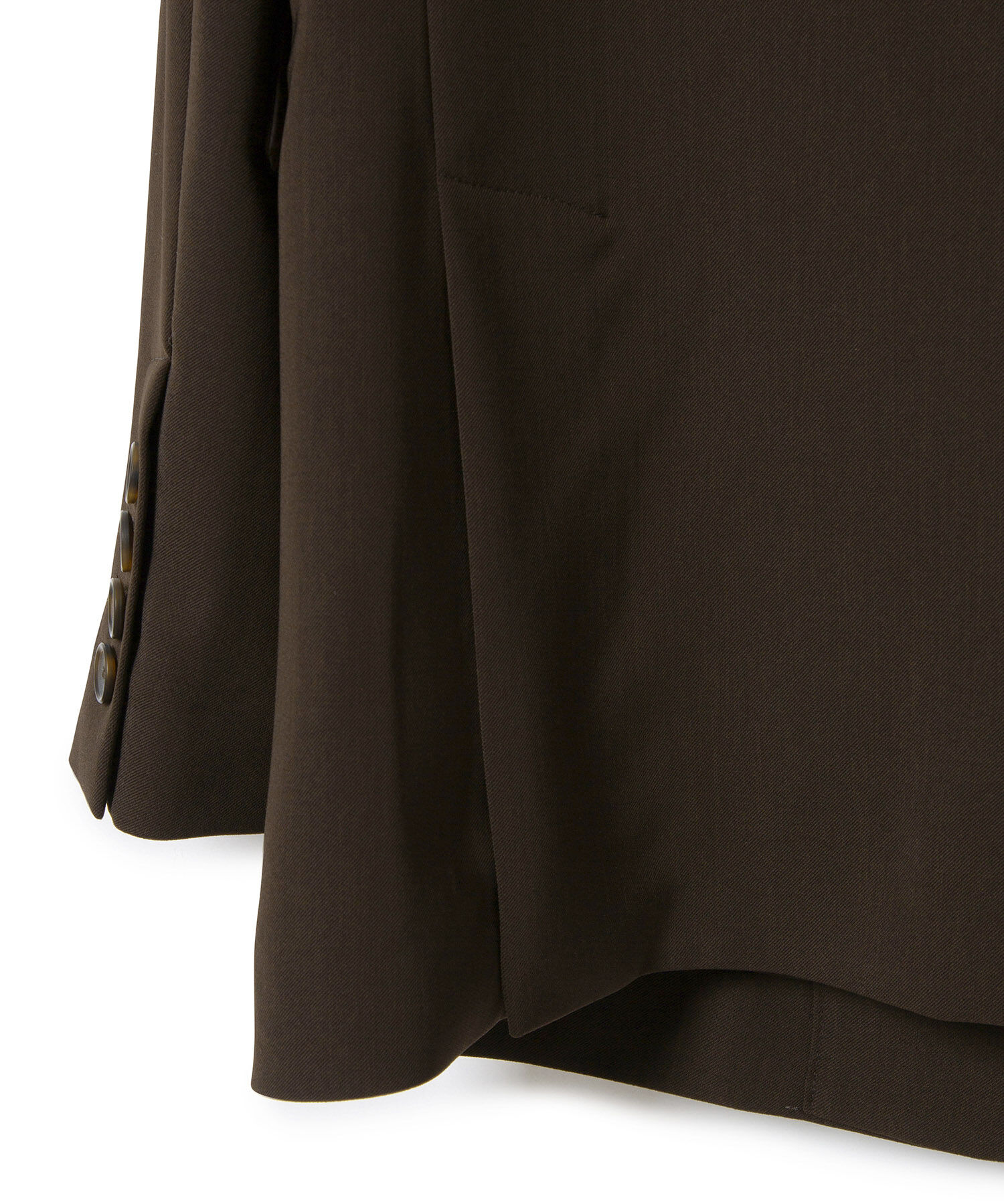 ROPE「ポリエステルツイルダブルジャケット/セットアップ対応【メディア掲載】」|テーラードジャケット|