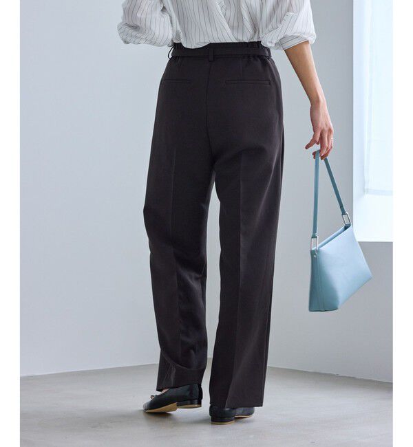 Rope&rsquo;Picnic「【WEB限定カラー】360&deg;ウルトラストレッチ ワイドパンツ/花粉ガード・セットアップ対応」|チノ|