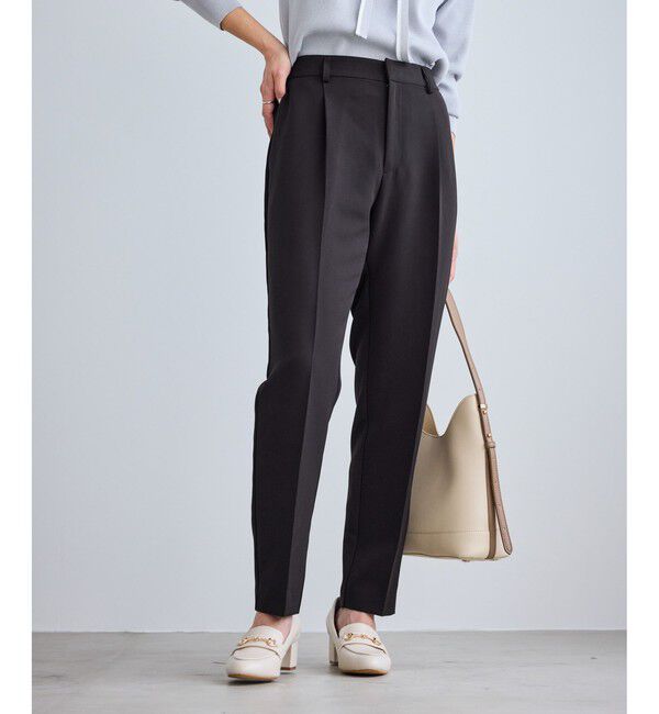 Rope&rsquo;Picnic「【WEB限定カラー】360&deg;ウルトラストレッチ テーパードパンツ/花粉ガード・セットアップ対応」|チノ|