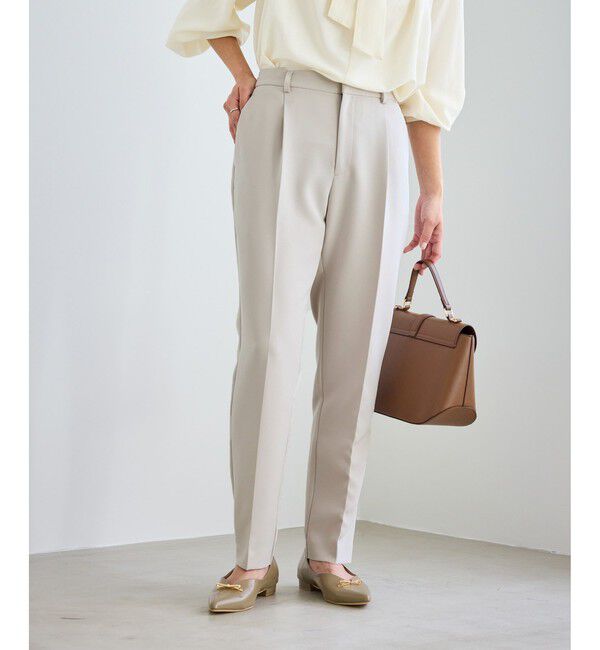 Rope&rsquo;Picnic「【WEB限定カラー】360&deg;ウルトラストレッチ テーパードパンツ/花粉ガード・セットアップ対応」|チノ|