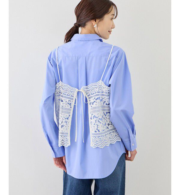 Rope&rsquo;Picnic「【WEB限定カラー】オーセンティックシャツ/UVカット・防シワ」|シャツ・ブラウス|