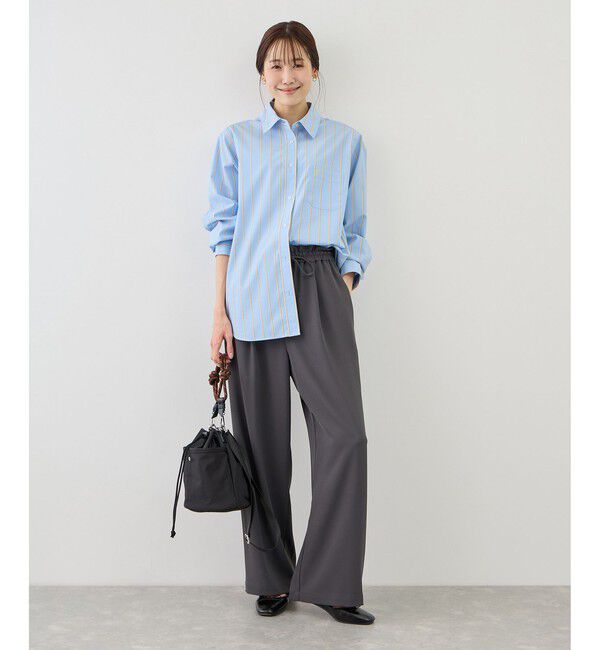 Rope&rsquo;Picnic「【WEB限定カラー】オーセンティックシャツ/UVカット・防シワ」|シャツ・ブラウス|