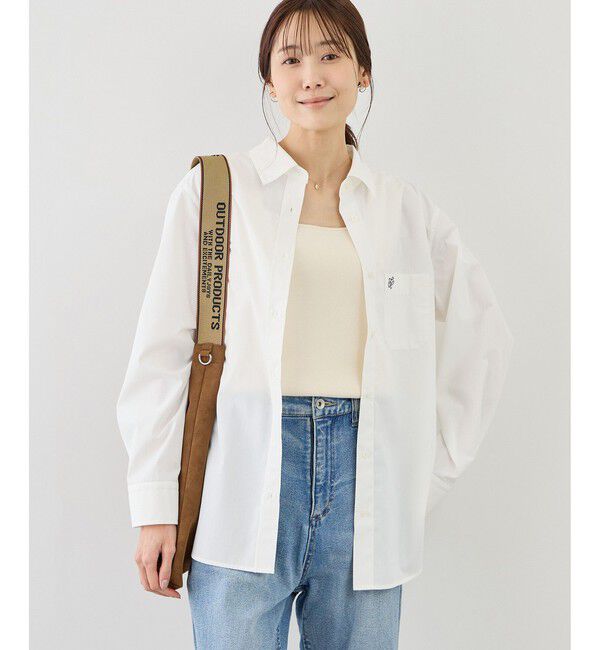 Rope&rsquo;Picnic「【WEB限定カラー】オーセンティックシャツ/UVカット・防シワ」|シャツ・ブラウス|