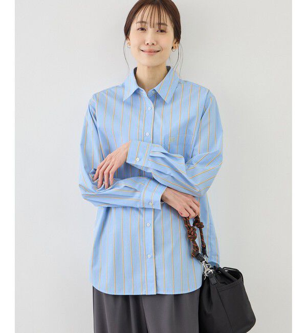 Rope&rsquo;Picnic「【WEB限定カラー】オーセンティックシャツ/UVカット・防シワ」|シャツ・ブラウス|