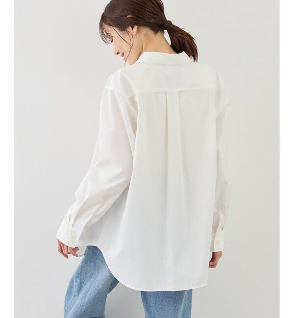 Rope&rsquo;Picnic「【WEB限定カラー】オーセンティックシャツ/UVカット・防シワ」|シャツ・ブラウス|