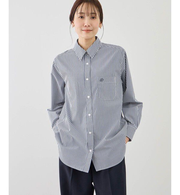 Rope&rsquo;Picnic「【WEB限定カラー】オーセンティックシャツ/UVカット・防シワ」|シャツ・ブラウス|