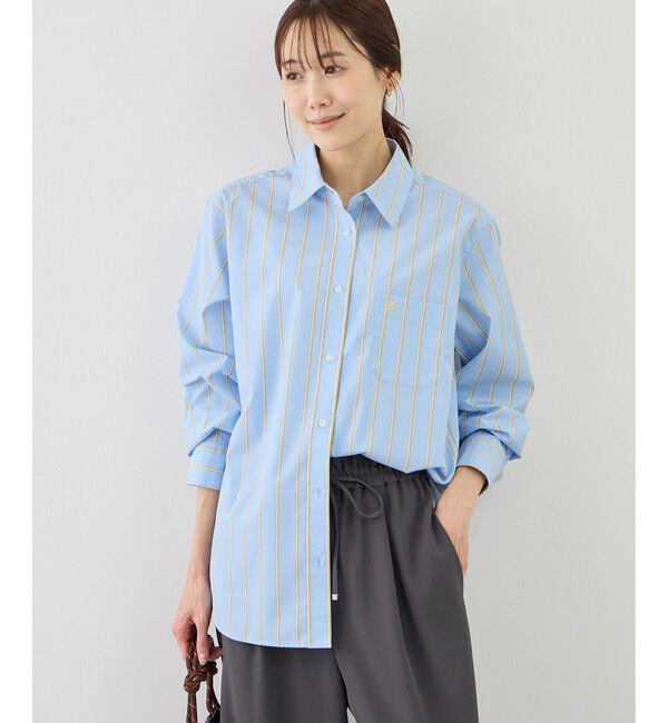 Rope&rsquo;Picnic「【WEB限定カラー】オーセンティックシャツ/UVカット・防シワ」|シャツ・ブラウス|