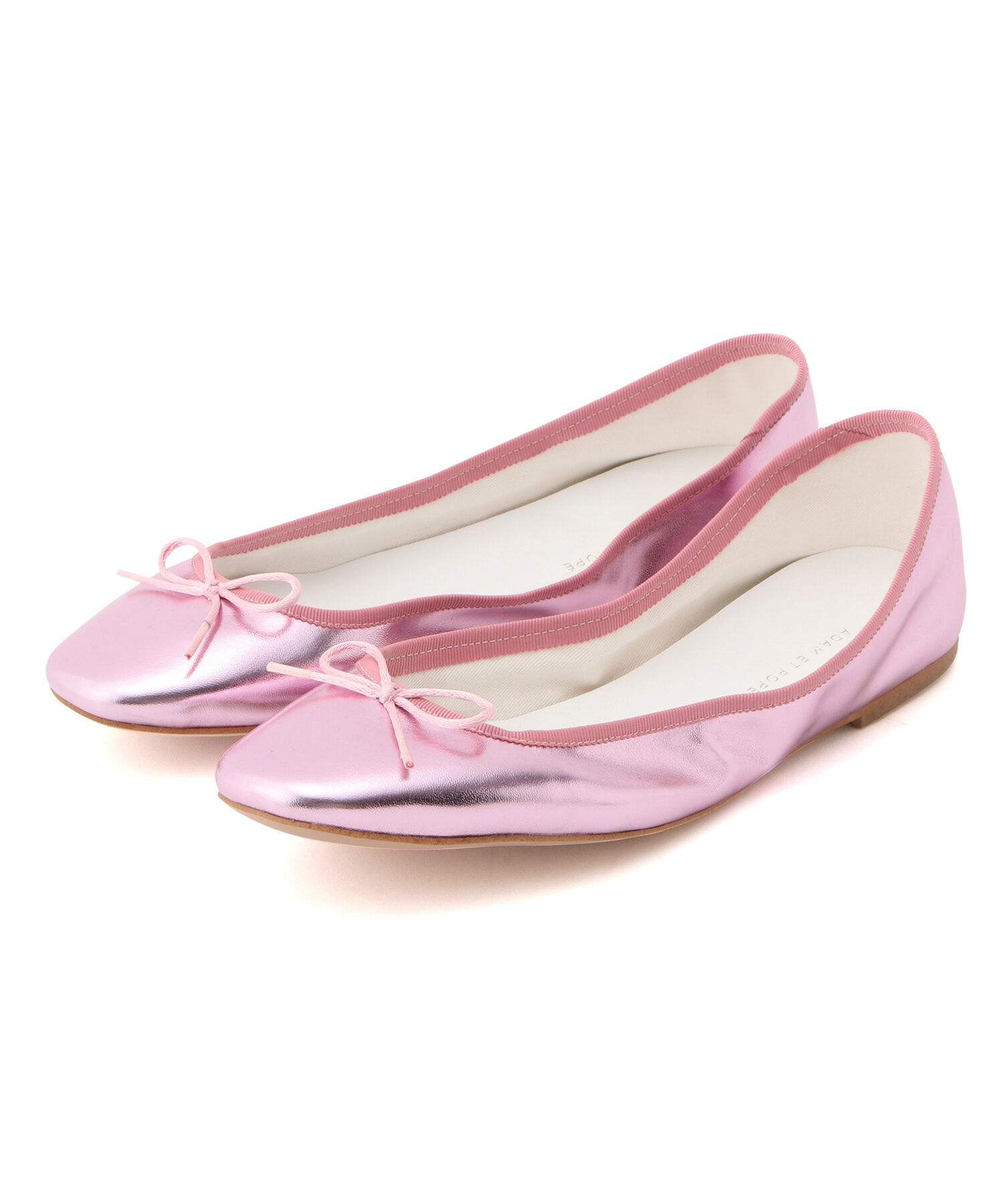 ADAM ET ROPE'「【サステナブル】メタリックバレエ」|バレエシューズ|