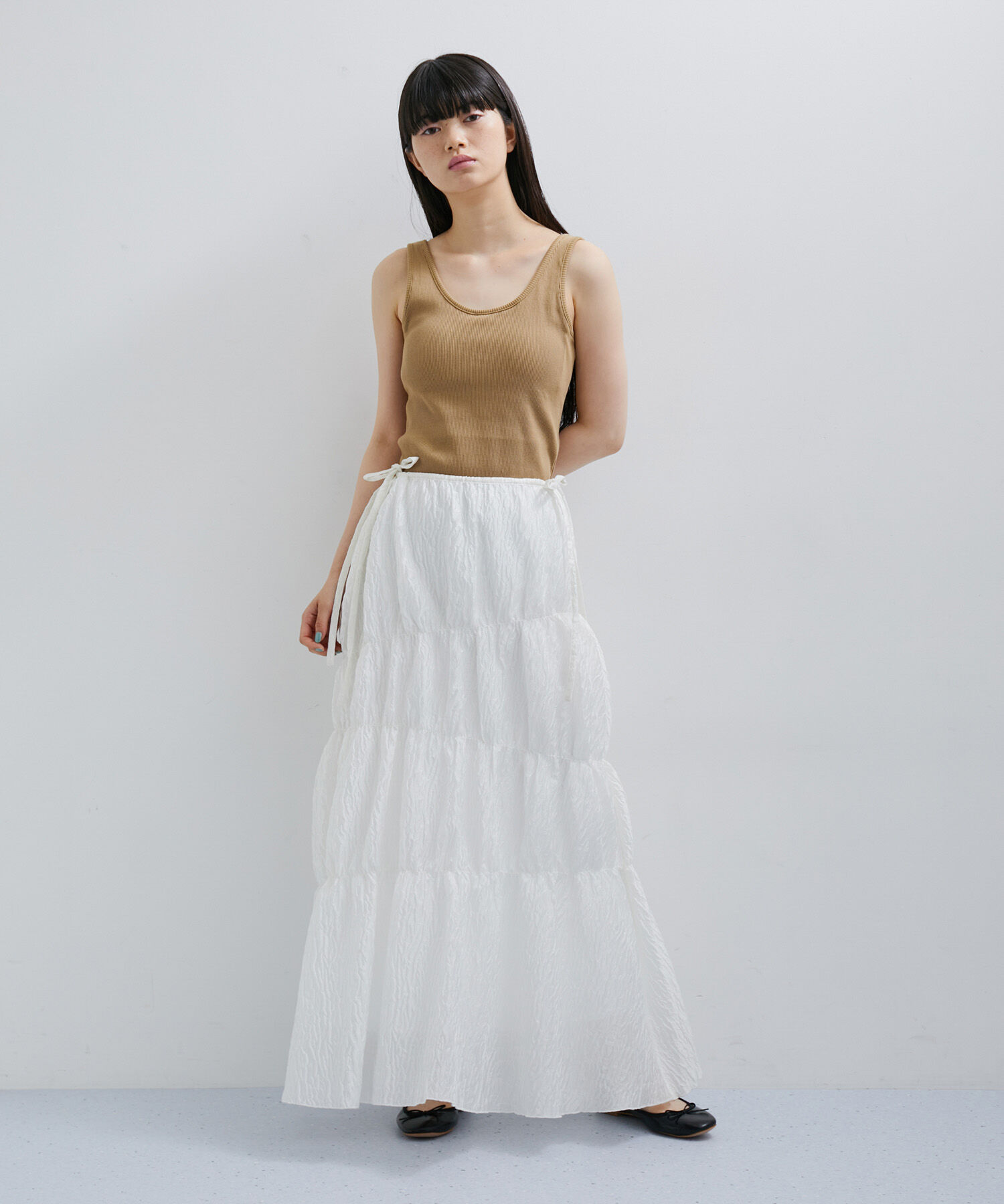 ADAM ET ROPE'「メタリックバレエ」|バレエシューズ|