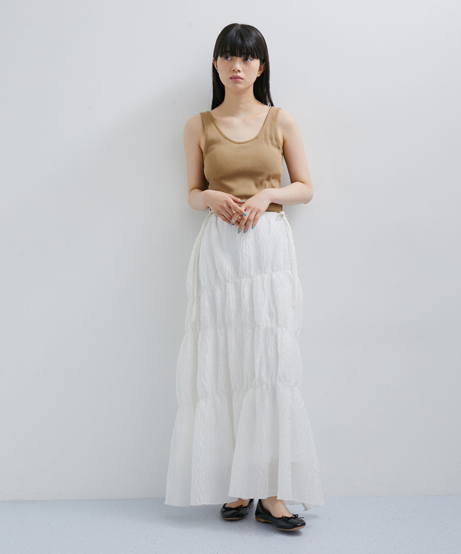 ADAM ET ROPE'「メタリックバレエ」|バレエシューズ|