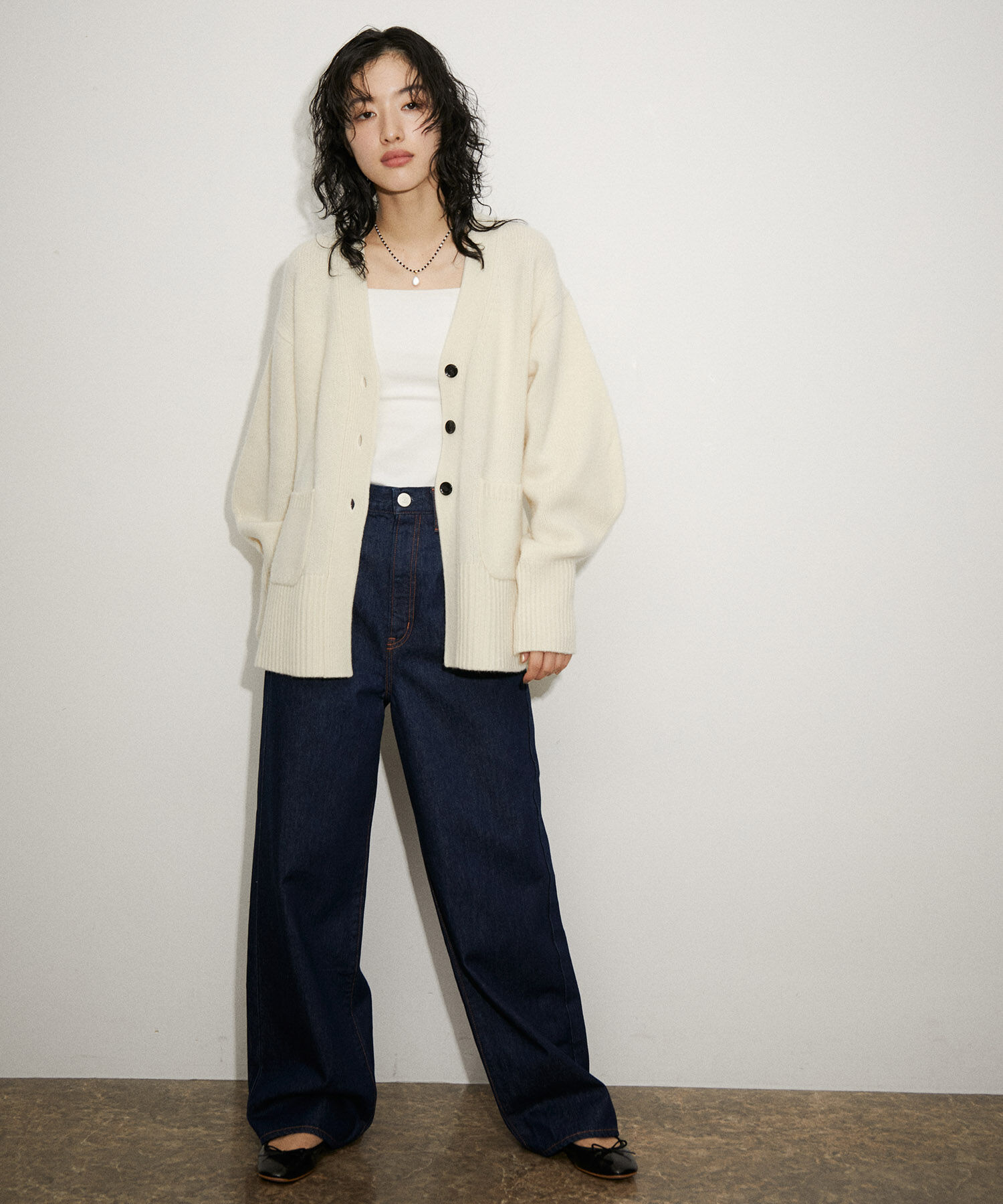 ADAM ET ROPE'「メタリックバレエ」|バレエシューズ|