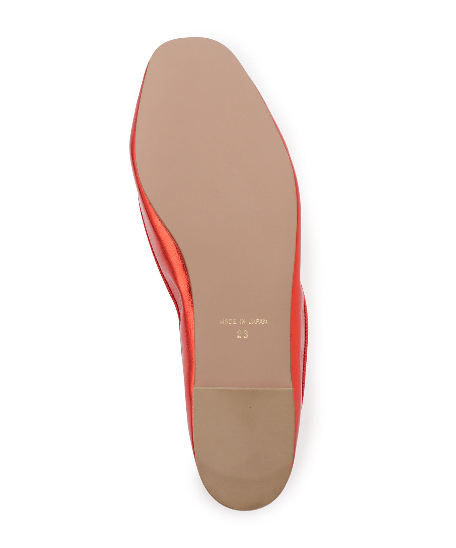 ADAM ET ROPE'「【サステナブル】メタリックバレエ」|バレエシューズ|