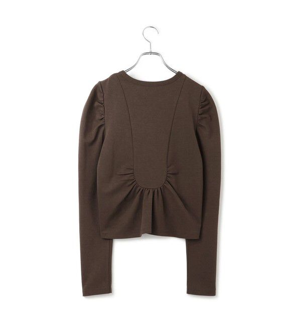 ADAM ET ROPE'「【WEB限定】バックペプラムカットソー」|Tシャツ・カットソー|