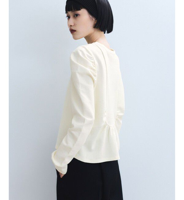 ADAM ET ROPE'「【WEB限定】バックペプラムカットソー」|Tシャツ・カットソー|