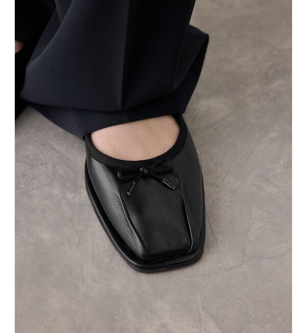 ADAM ET ROPE'「タックバレエシューズ」|バレエシューズ|