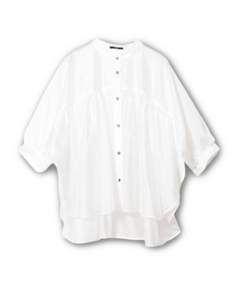  「シアードルマンギャザーブラウス」|シャツ・ブラウス|