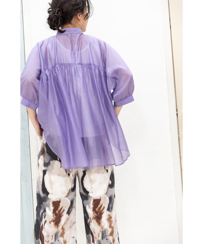  「シアードルマンギャザーブラウス」|シャツ・ブラウス|