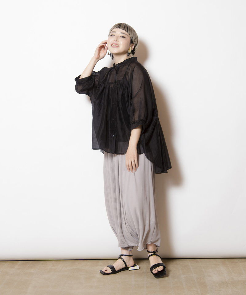  「シアードルマンギャザーブラウス」|シャツ・ブラウス|