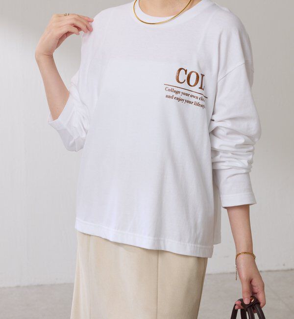  「COLLAGEロゴロンT」|Tシャツ・カットソー|オフホワイト