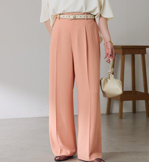  「ジャージワイドパンツ」|チノ|