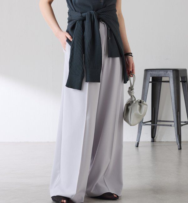  「ジャージワイドパンツ」|チノ|
