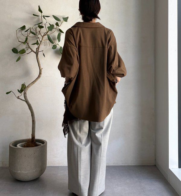  「ソフト起毛ストレッチパンツ」|チノ|