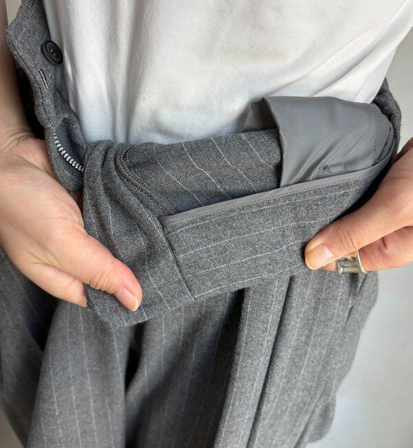  「ソフト起毛ストレッチパンツ」|チノ|