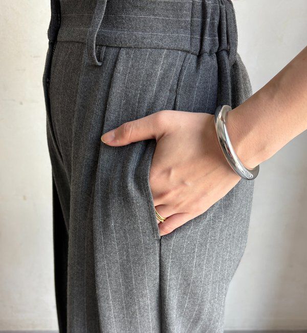  「ソフト起毛ストレッチパンツ」|チノ|